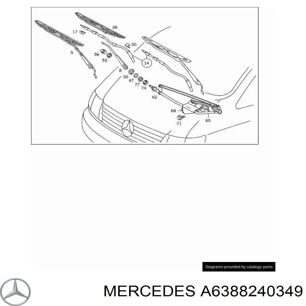 A6388240349 Mercedes 