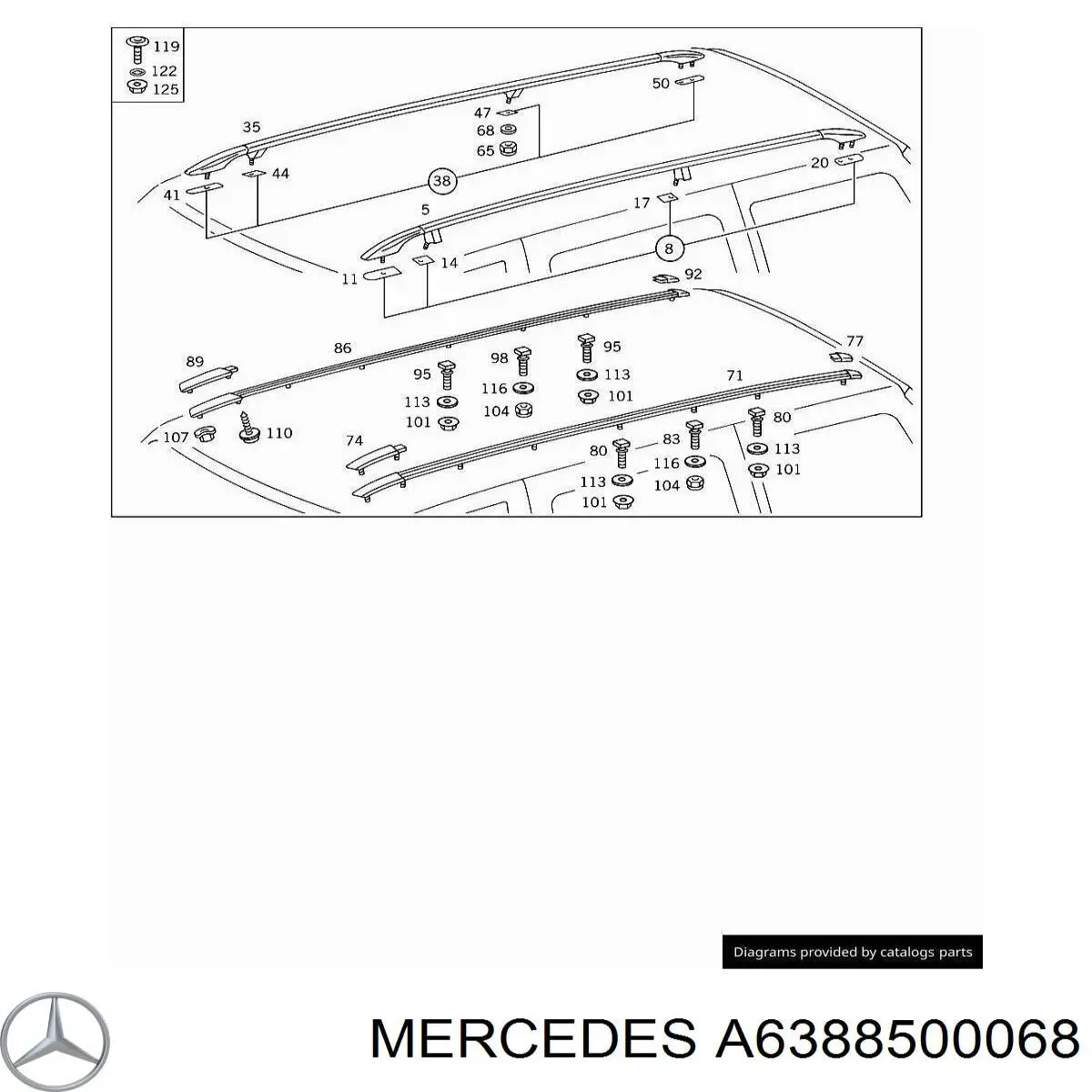 A6388500068 Mercedes 