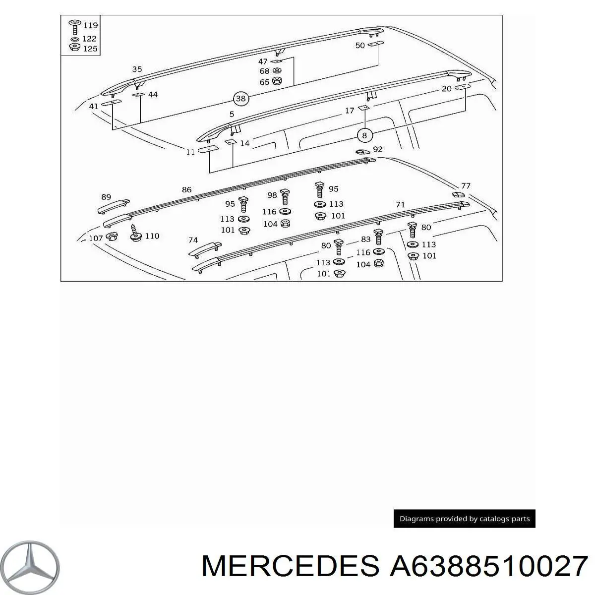 6388510027 Mercedes 