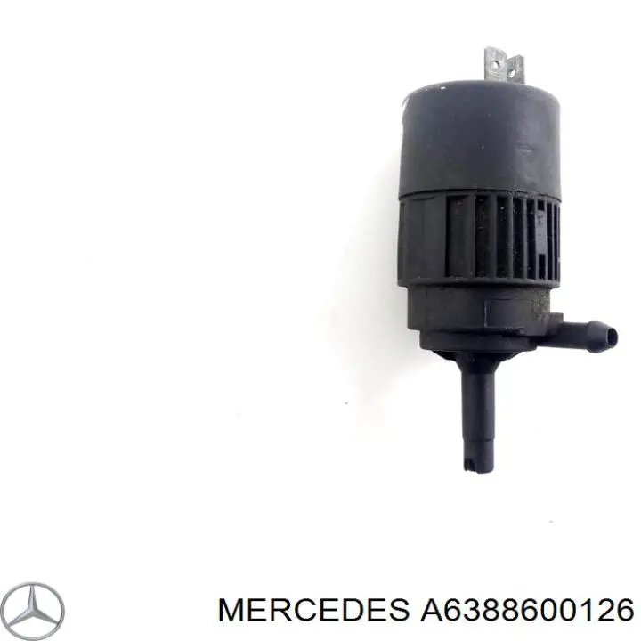 A6388600126 Mercedes bomba de motor de fluido para lavador de vidro dianteiro