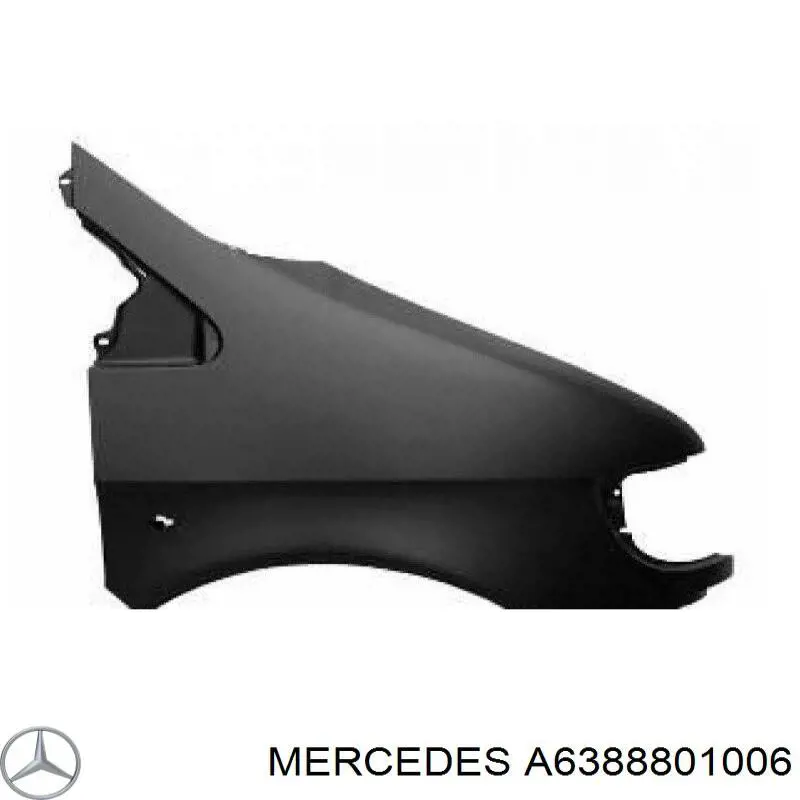 Крыло переднее левое A6388801006 Mercedes