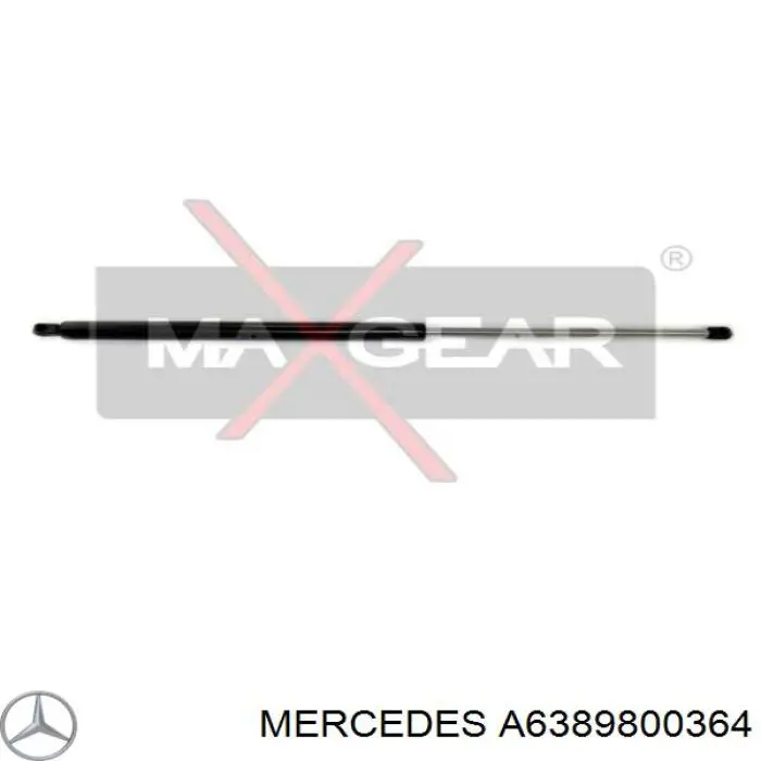 Купить A6389800364 Mercedes Амортизатор двери багажника