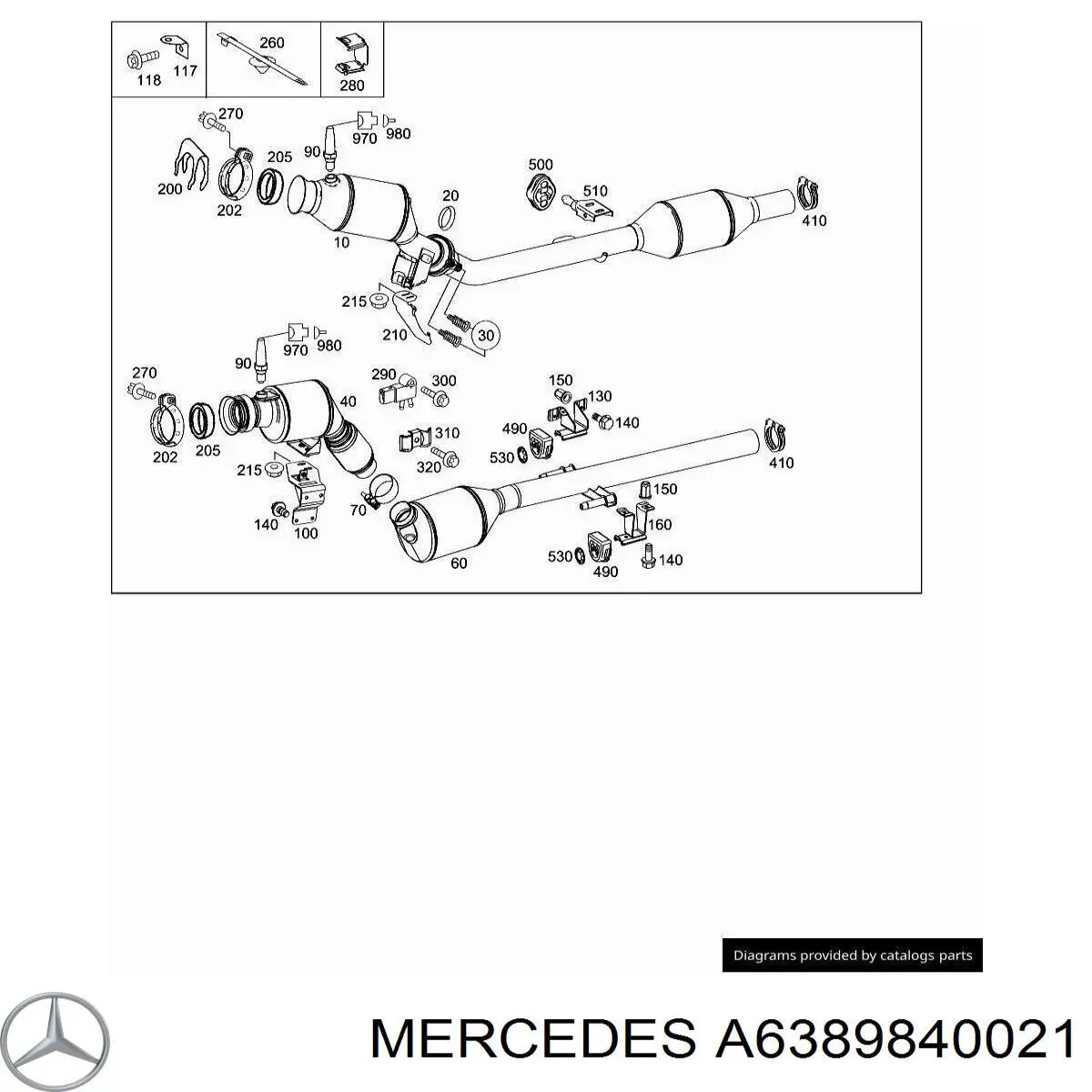  Mercedes A6389840021 цена, от 1.48 USD
