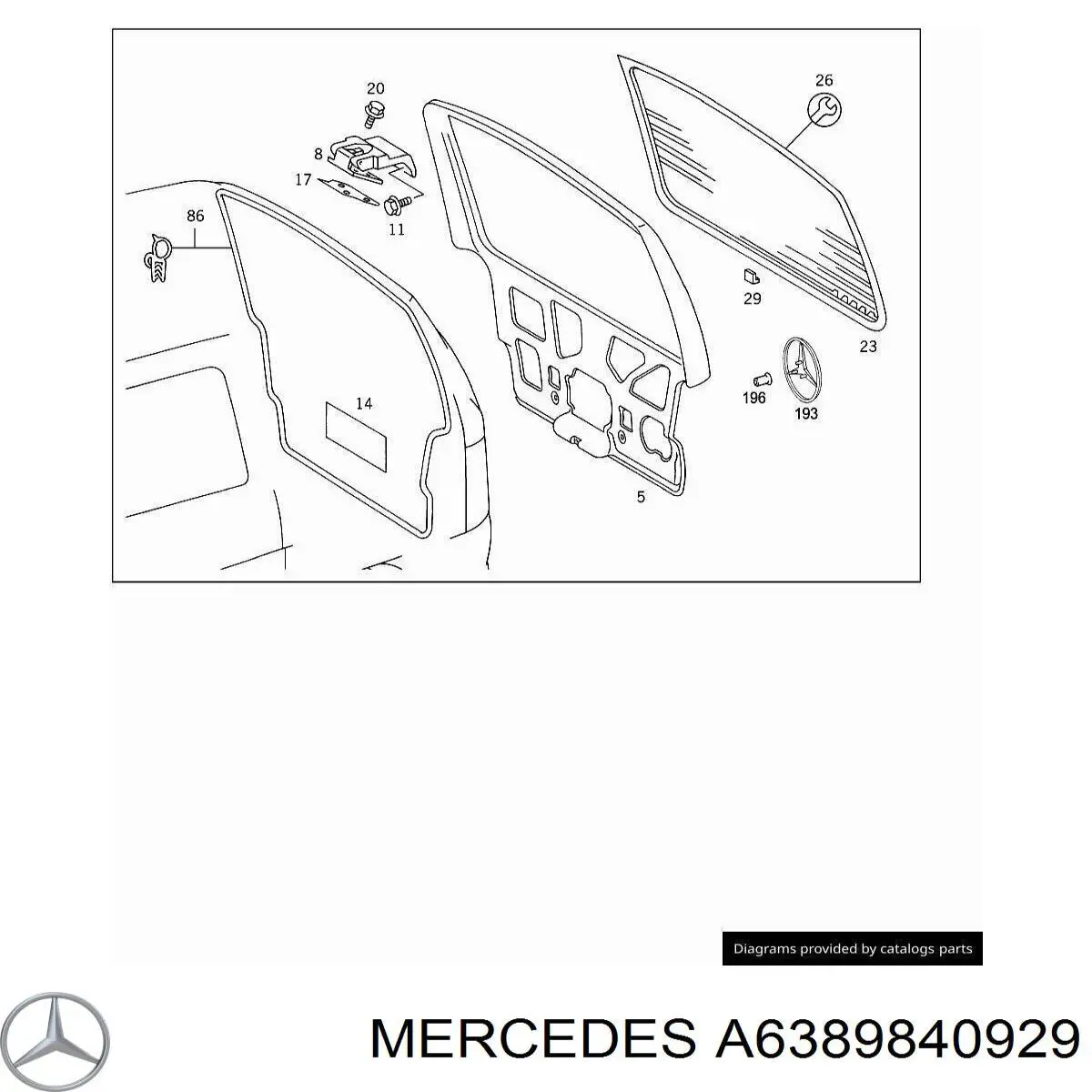 6389840929 Mercedes 