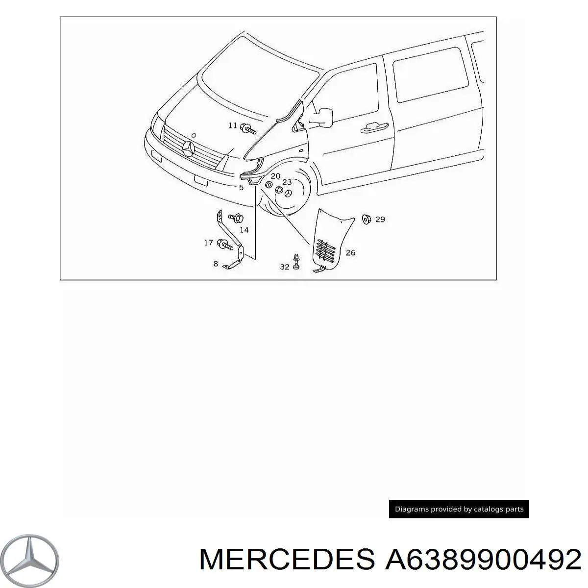 A6389900492 Mercedes