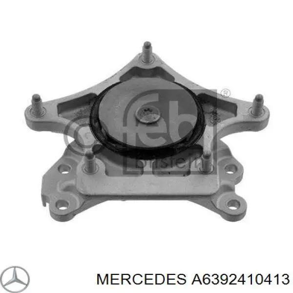 A6392410413 Mercedes coxim (suporte dianteiro de motor)
