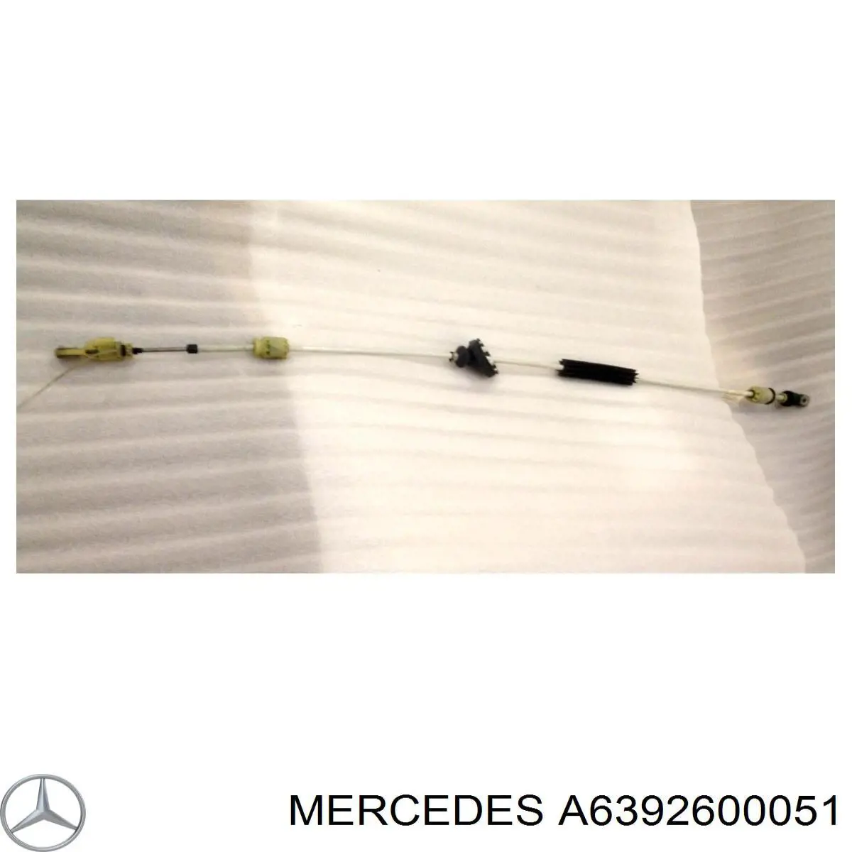 Трос переключения передач (выбора передачи) Mercedes A6392600051