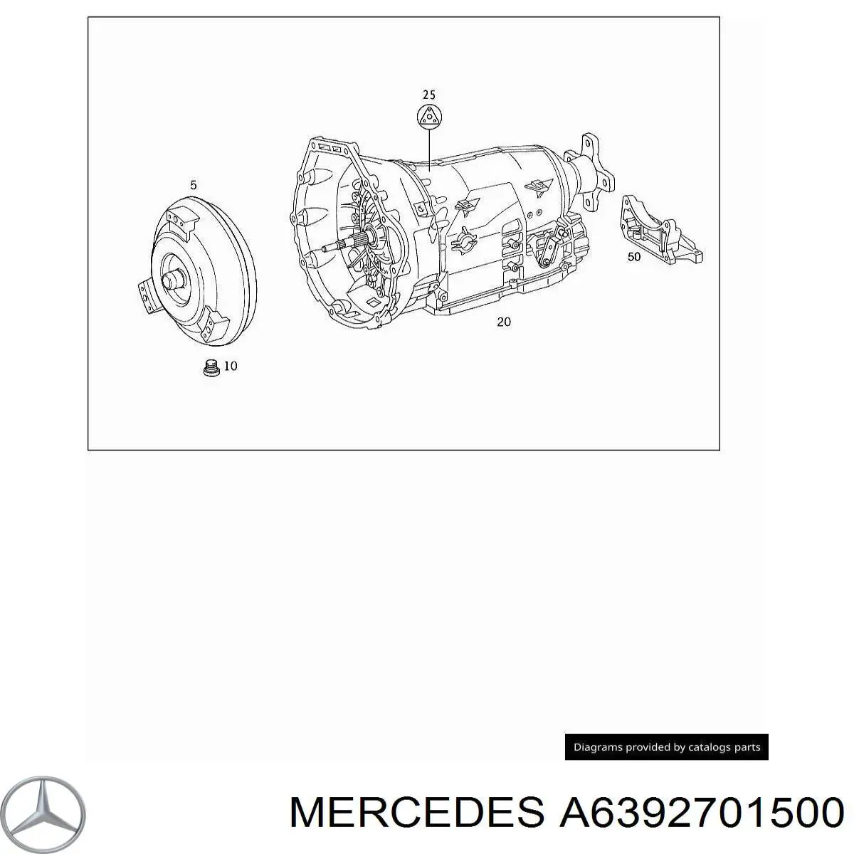 A6392701500 Mercedes Автоматическая коробка передач