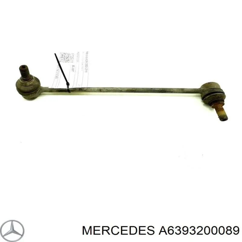 Стойка стабилизатора переднего левая A6393200089 Mercedes