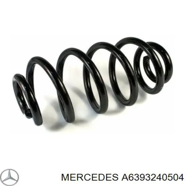 A6393240504 Mercedes пружина задняя