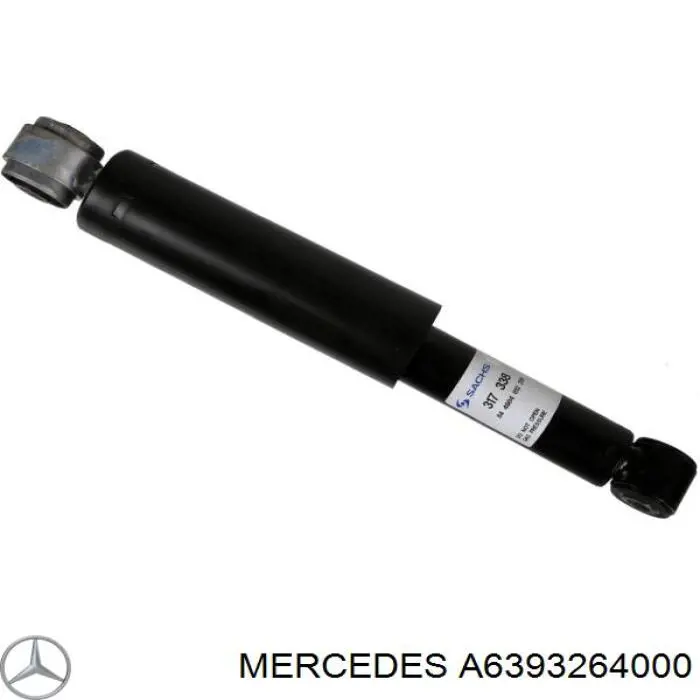 Амортизатор задний A6393264000 Mercedes