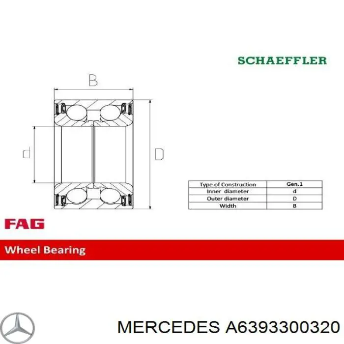 Купить A6393300320 Mercedes Ось передняя и поворотные кулаки