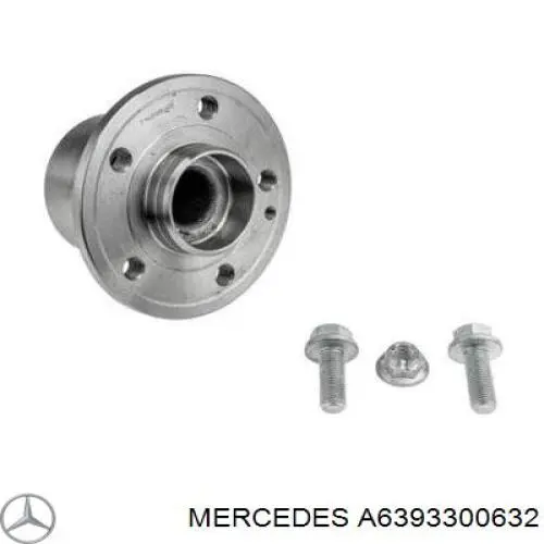 6393300632 Mercedes цапфа (поворотный кулак передний левый)