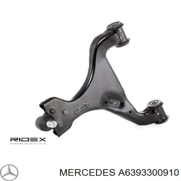Правый рычаг передней нижней подвески Mercedes A6393300910 цена, от 25.59 USD