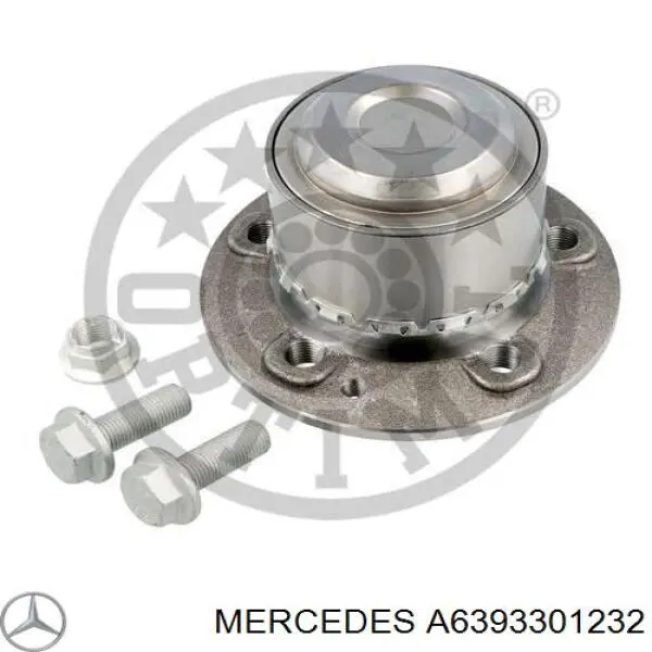 Цапфа передняя левая 6393300632 Mercedes