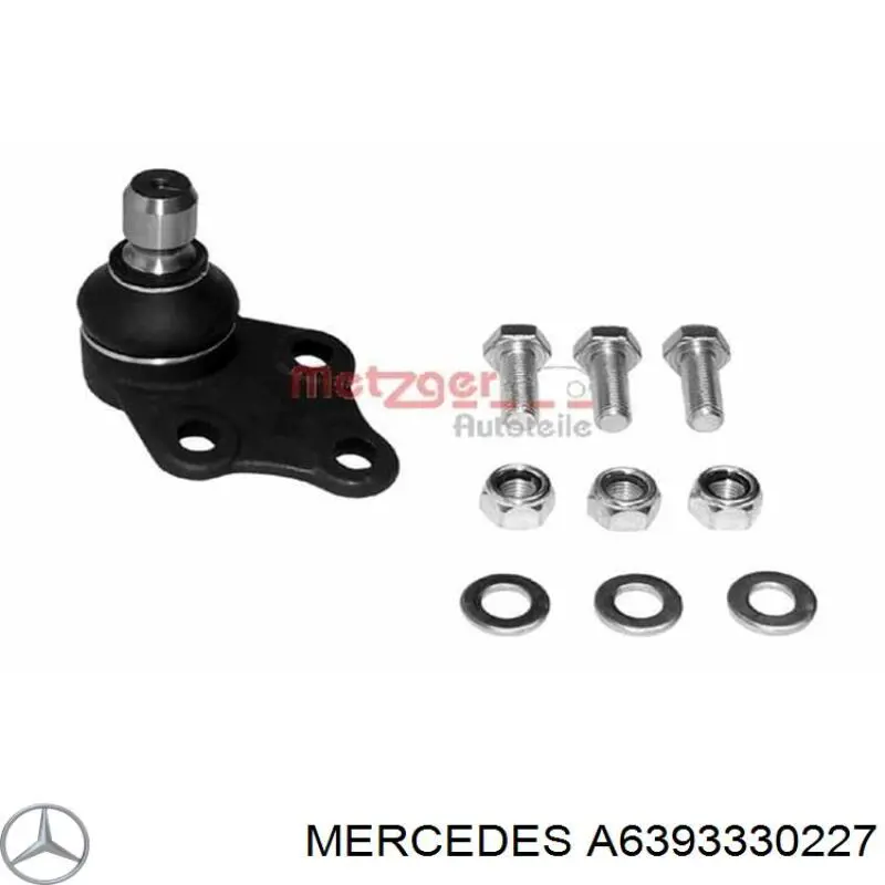 Шаровая опора, нижняя Mercedes A6393330227 цена, от 17.34 USD
