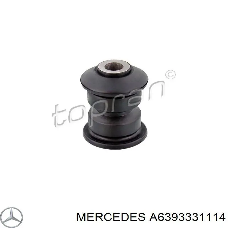 A6393331114 Mercedes bloco silencioso dianteiro do braço oscilante inferior
