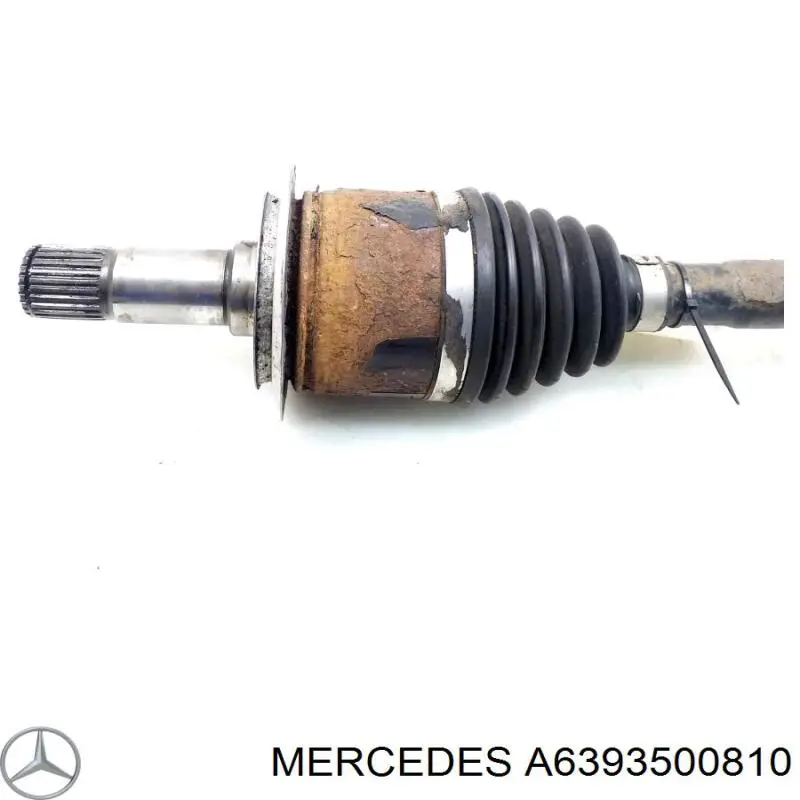 A6393500810 Mercedes Полуось задняя левая