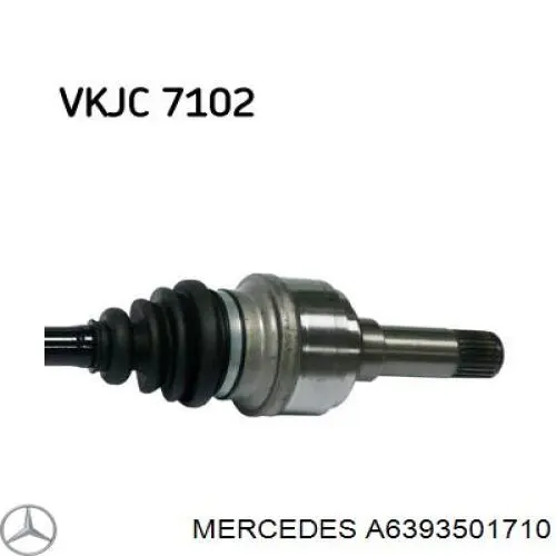 A6393501710 Mercedes junta homocinética externa traseira