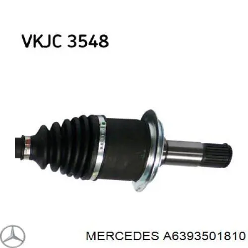 Приводы задних колес Mercedes A6393501810 цена, от 119.14 USD
