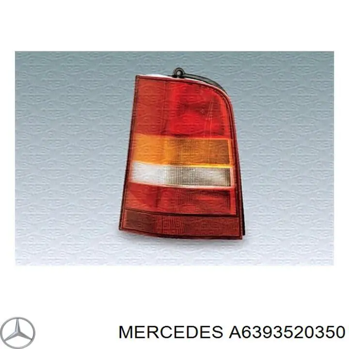 A6393520350 Mercedes Сайлентблок заднего рычага передний