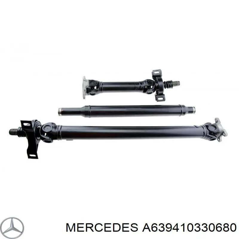 A639410330680 Mercedes junta universal traseira montada