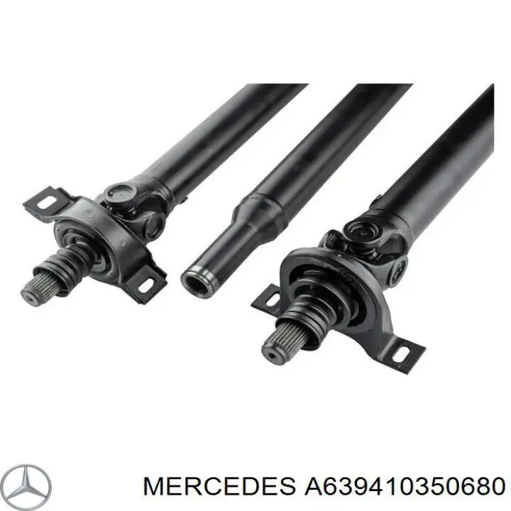 639410350680 Mercedes junta universal traseira montada