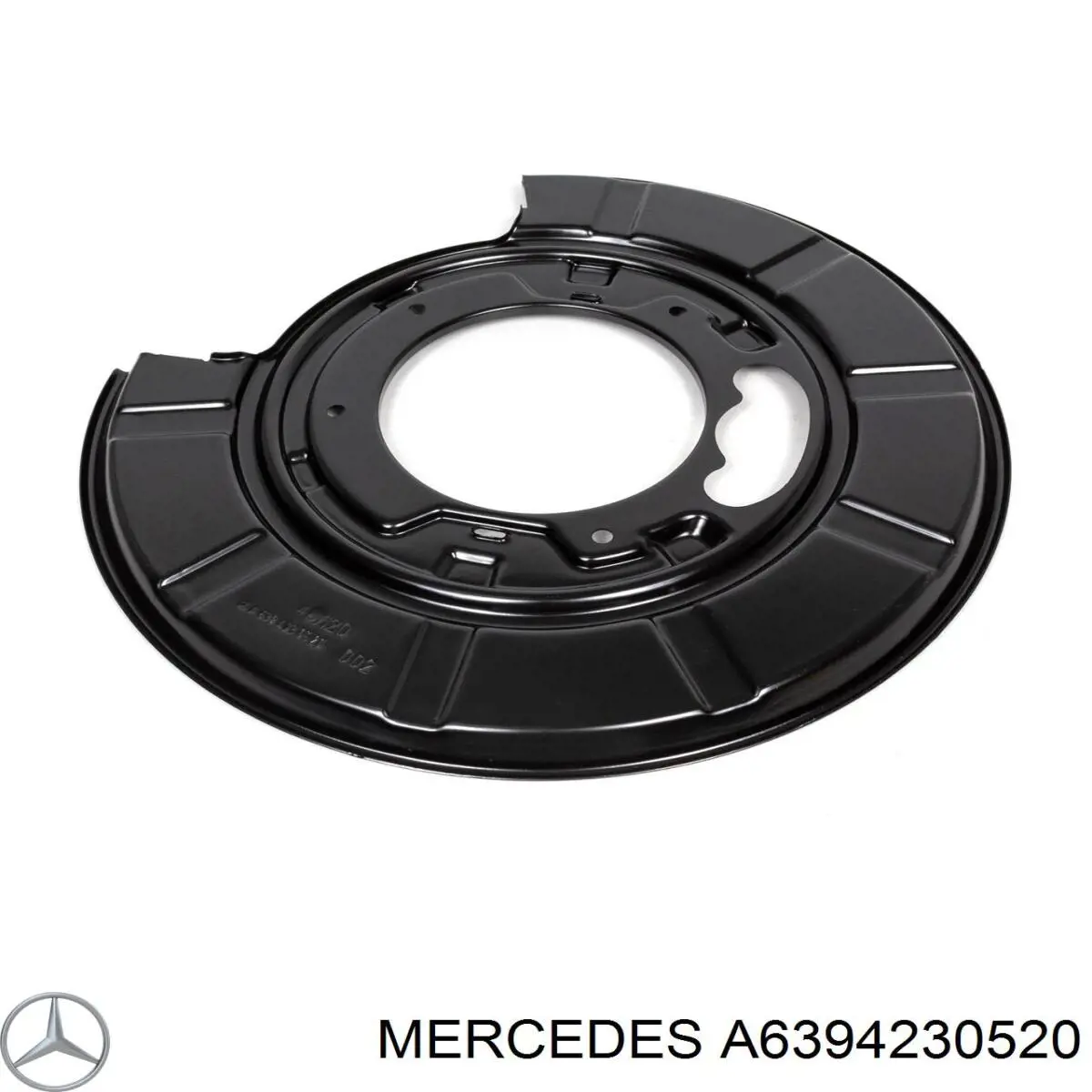 Proteção direita do freio de disco traseiro para Mercedes Sprinter (906)