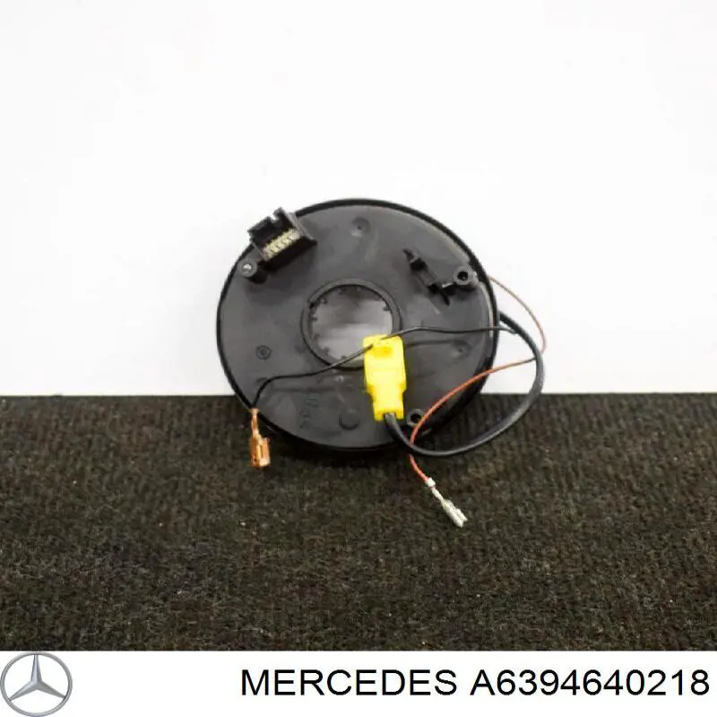 A6394640218 Mercedes anel airbag de contato, cabo plano do volante