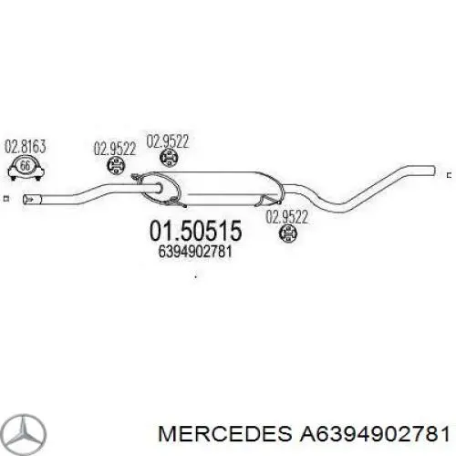  A6394902781 Mercedes