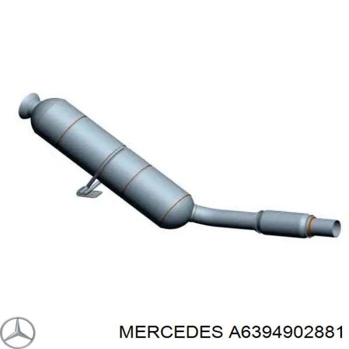 Трубы приемные (штаны) Mercedes A6394902881 цена, от 63.91 USD