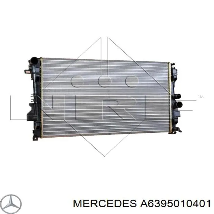 Radiador de esfriamento de motor Mercedes A6395010401 preço, a partir de 176,19 USD
