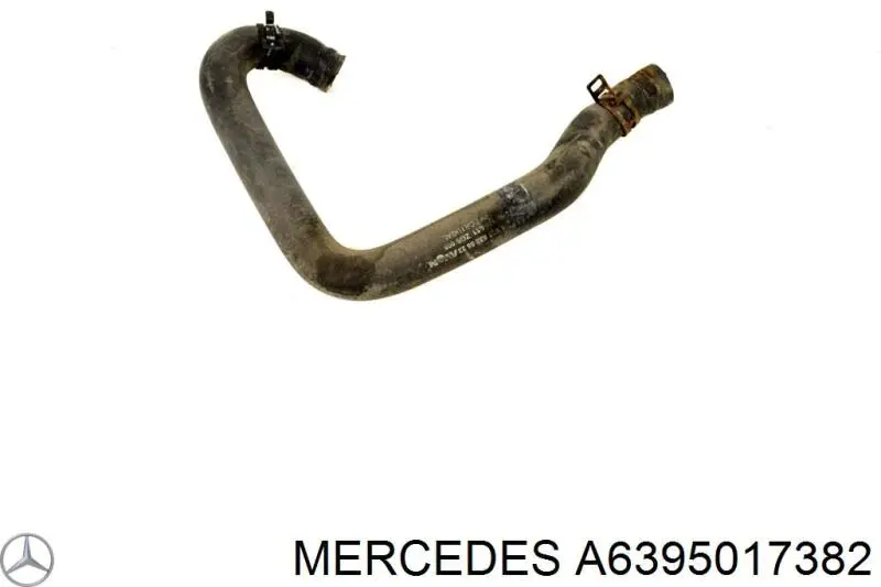 Шланг радиатора охлаждения Mercedes A6395017382 цена, от 32.65 USD