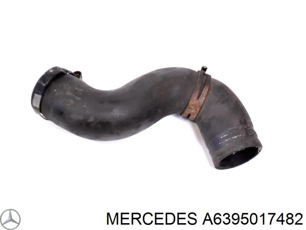 6395017482 Mercedes Патрубок радиатора охлаждения нижний