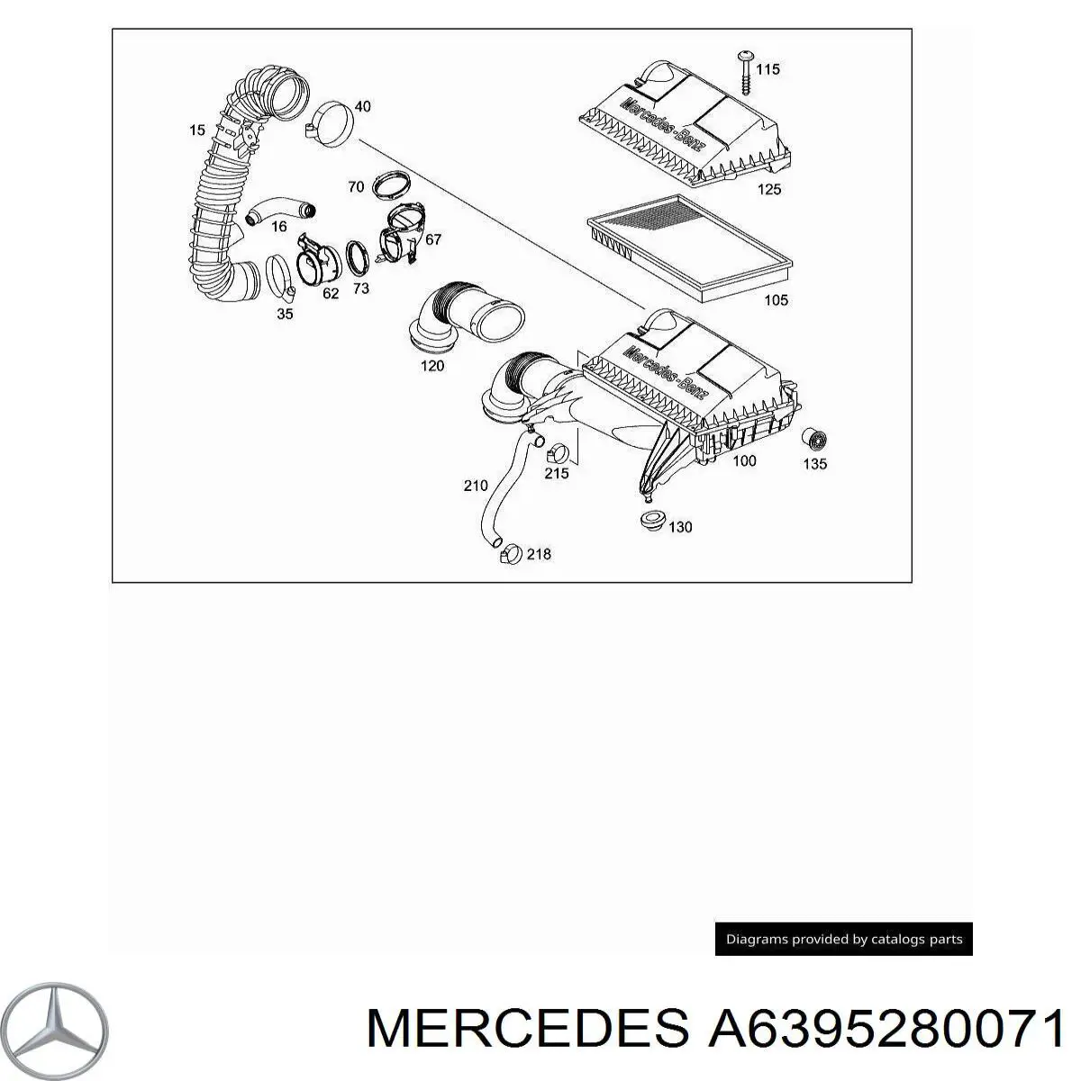  Mercedes A6395280071 цена, от 2.96 USD