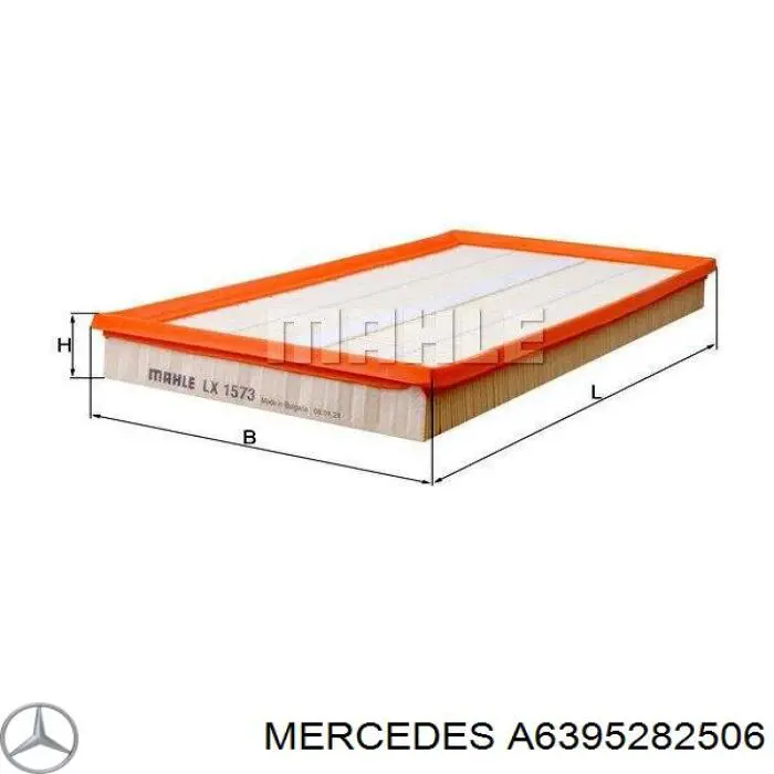 Caixa de filtro de ar para Mercedes Vito II 639