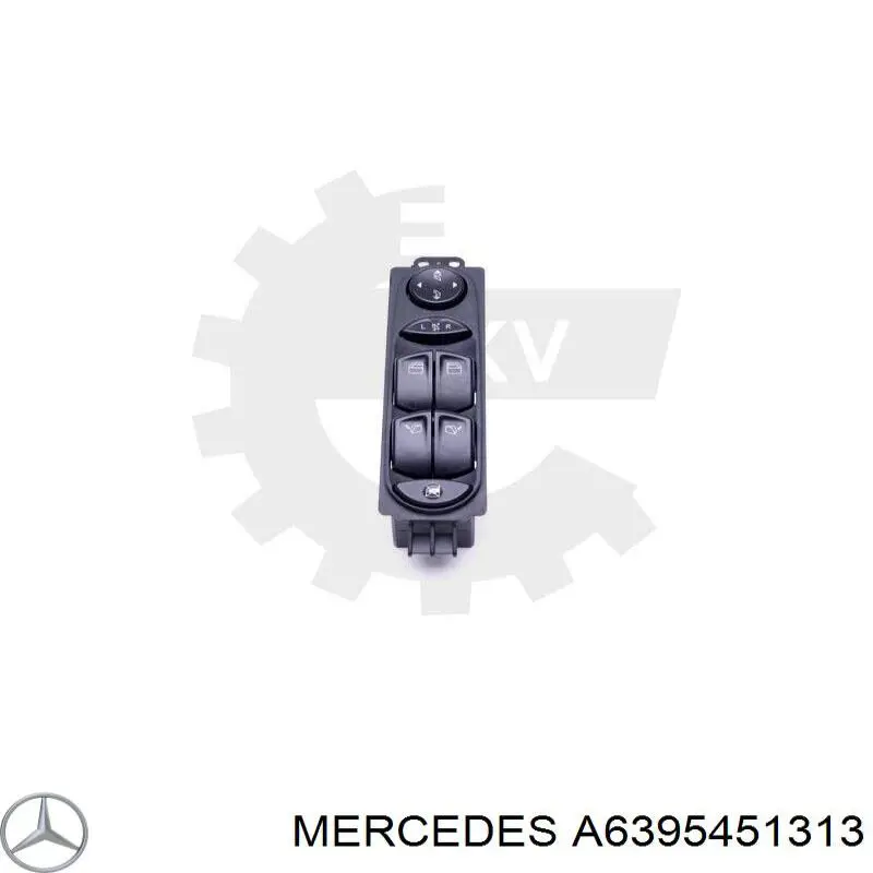 A6395451313 Mercedes кнопочный блок управления стеклоподъемником передний левый