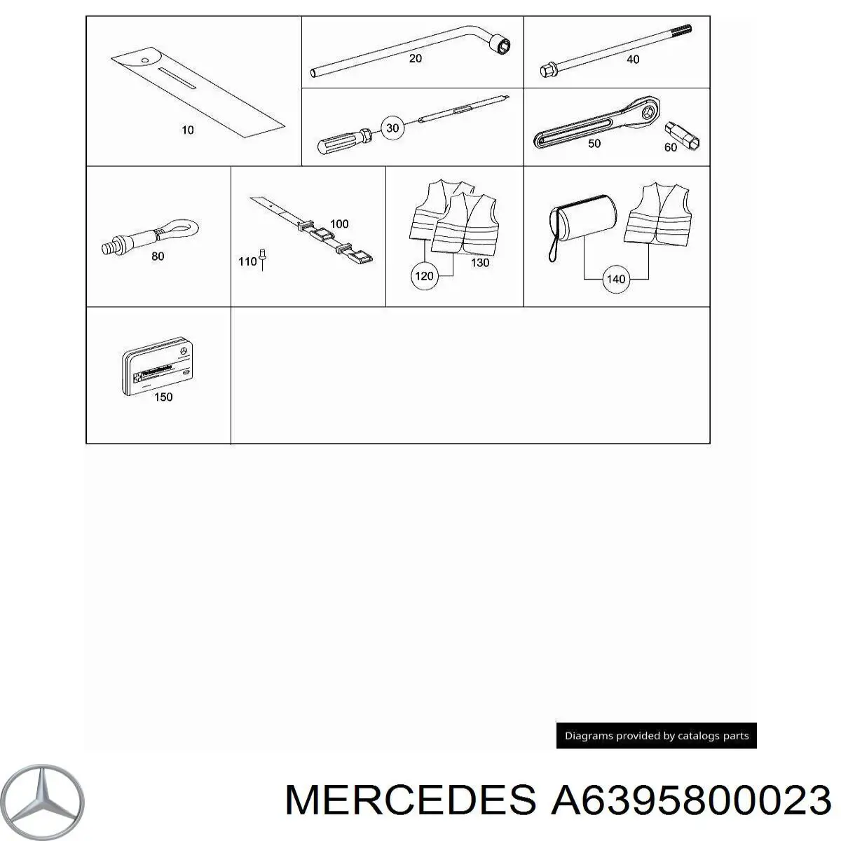 Купить A6395800023 Mercedes 
