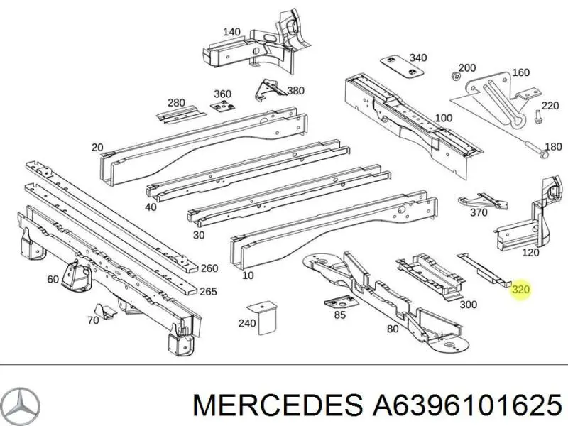  A6396101625 Mercedes