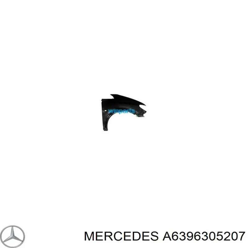 A6396305207 Mercedes крыло переднее правое