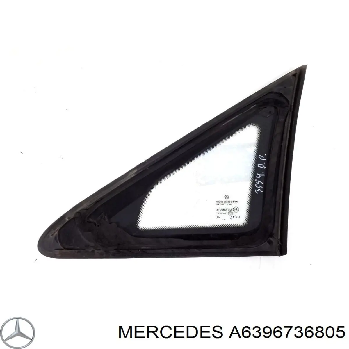 Стекло-форточка двери передней правой Mercedes A6396736805 цена, от 16.95 USD