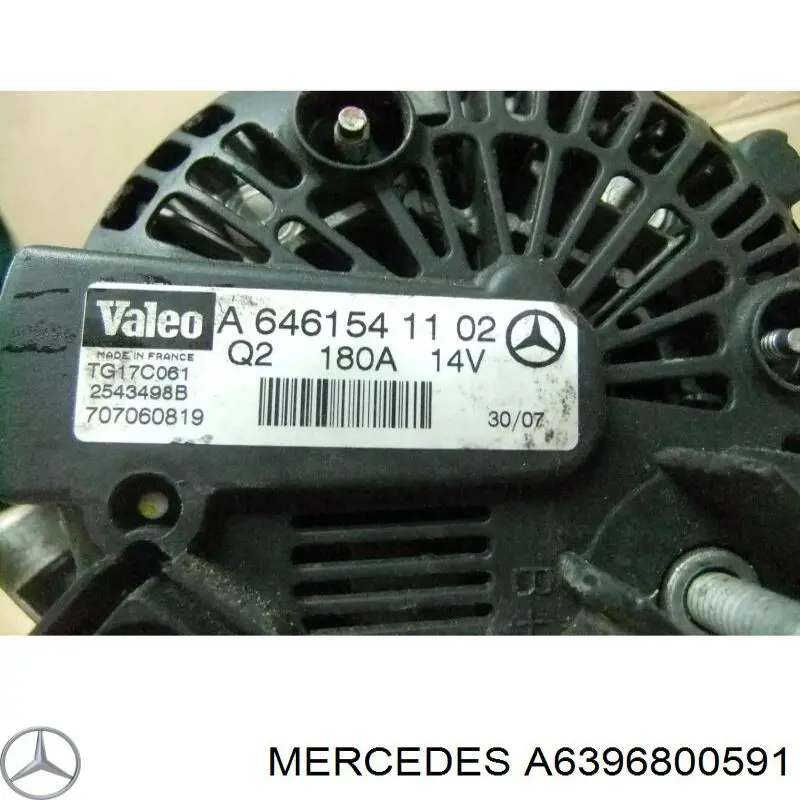 Облицовка щитка приборов "торпедо" A6396800591 Mercedes