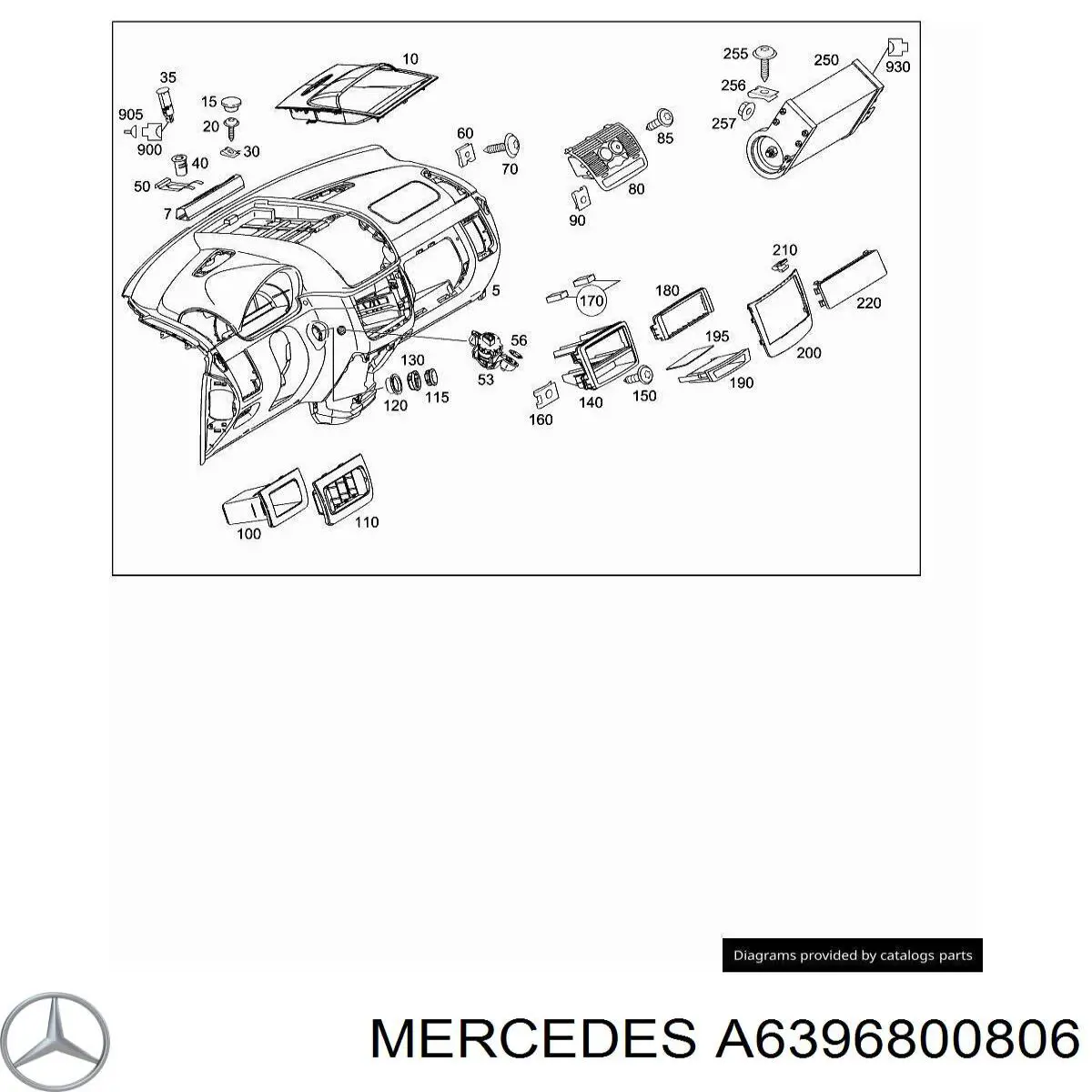  Mercedes A6396800806 цена, от 4.97 USD