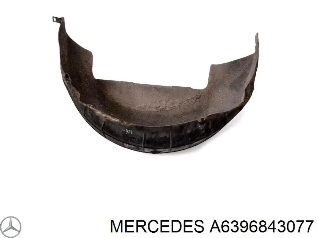 Guarda-barras do pára-lama traseiro esquerdo para Mercedes Vito (639)