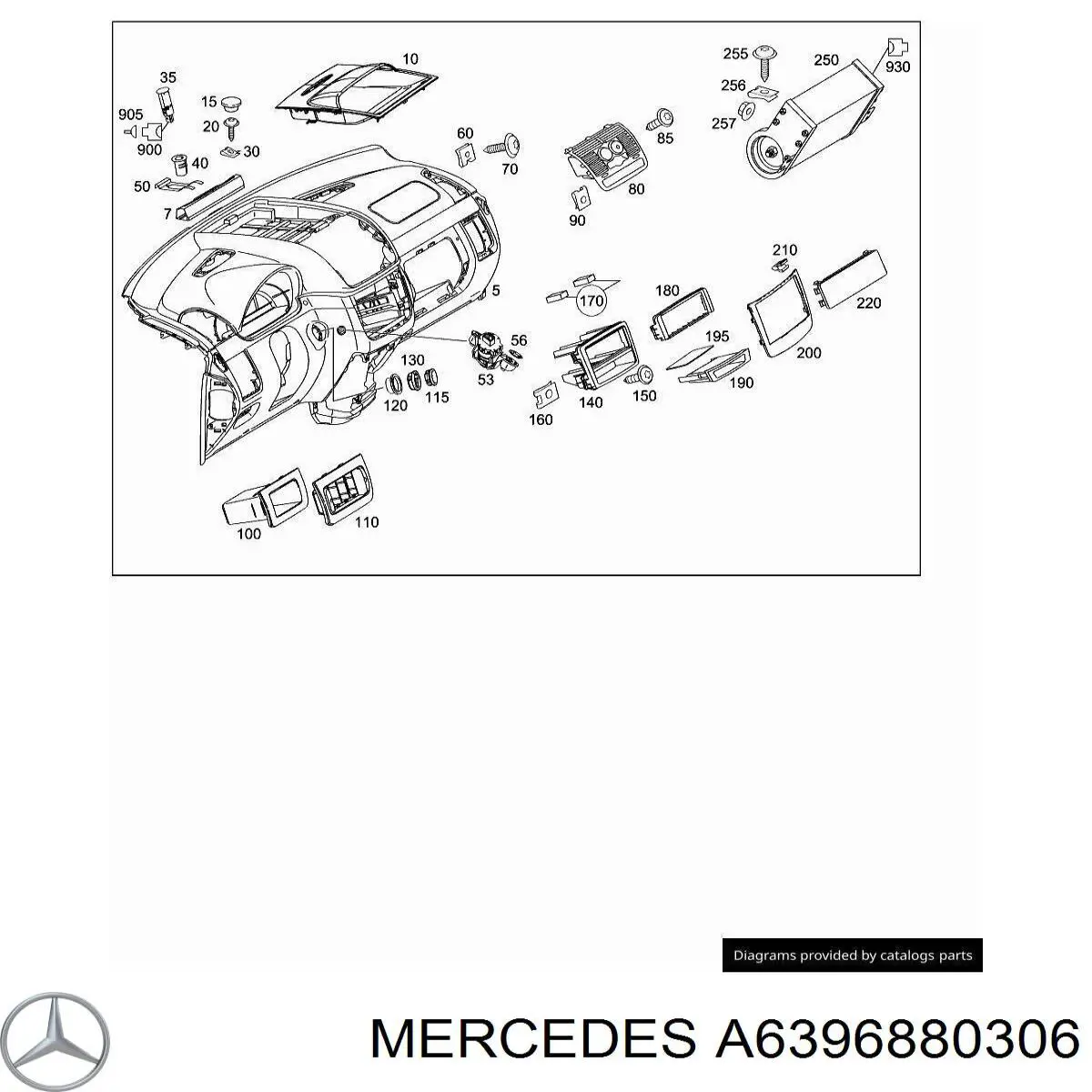 Купить A6396880306 Mercedes 