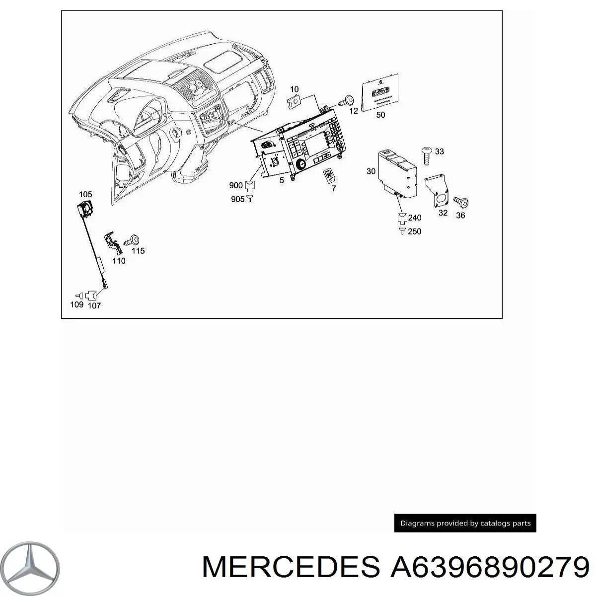 A6396890279 Mercedes 