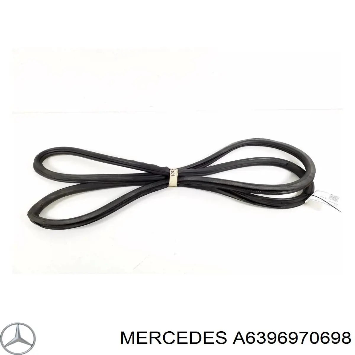 Купить A6396970698 Mercedes Уплотнитель двери передней левой (на кузове)