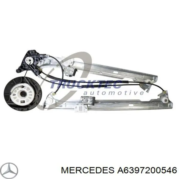 Купить A6397200546 Mercedes Стеклоподъемник (механизм перемещения стекла)