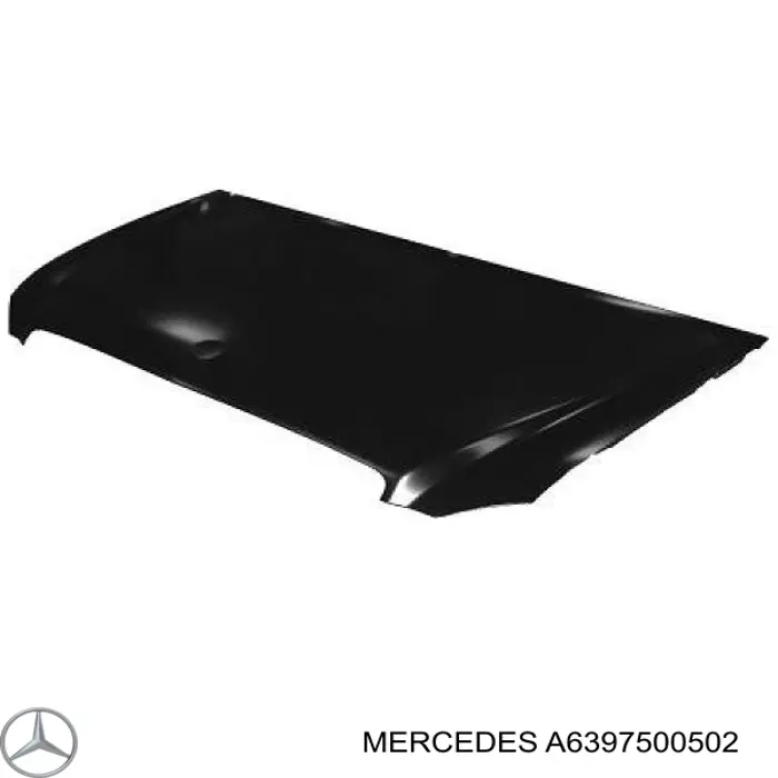 Капот Mercedes A6397500502