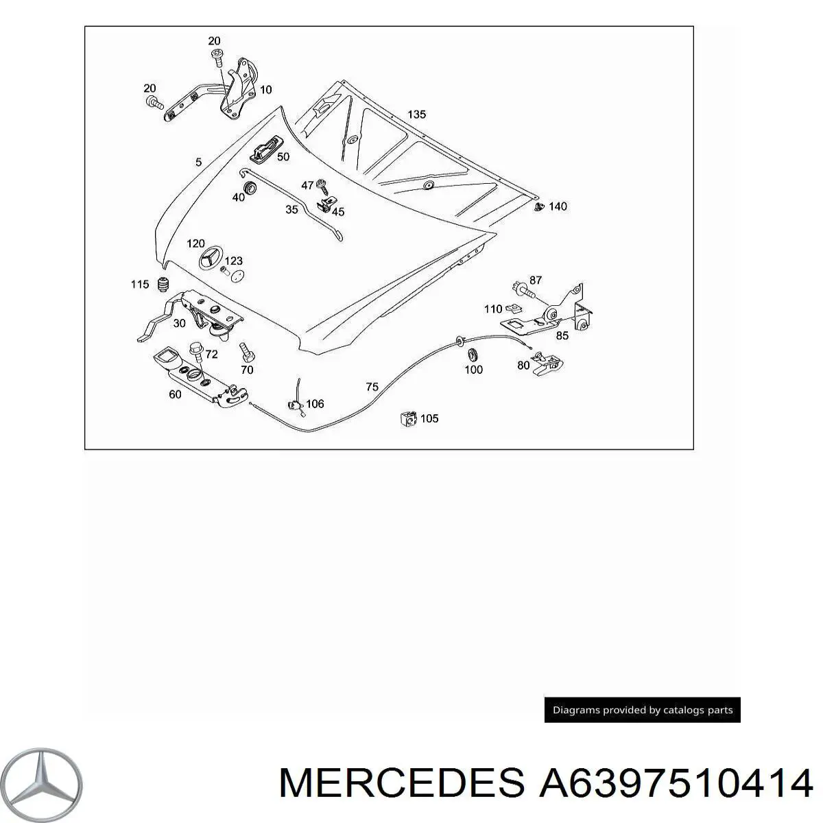 Купить A6397510414 Mercedes 